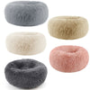 Pet Dog Cat Bed M/L/XXL/3XL/4XL-sized Luxury Shag Warm and Fluffy Donut Cushions