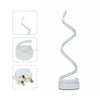 Modern LED Bedside Spiral Table Lamps Creative Design Curved Warm White Light UK