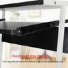 Home Office Computer Desk Study PC Writing Table Workstation Shelf Furniture UK