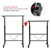Portable Laptop Table Adjustable Lazy Standing PC Gaming Notebook Desk Black
