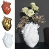 Small Anatomical Heart Vase Resin Flower Pot Table Top Ornament Gift Art Decor