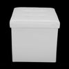 Folding Ottoman Storage Box Pouffe Seat Stool Home Chair Footstool Storage-Bench