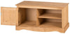 Corona TV Unit 1 Door Media TV Stand Cabinet Solid Pine Furniture
