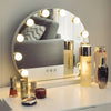Large Hollywood Vanity Mirror 3 Colour Dimmable Light LED Bulbs Make Up Mirror
