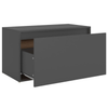 Hallway Bench Shoe Storage Cabinet 1 Drawer Organizer Unit Ottoman Chest Grey