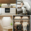 Wireless LED PIR Motion Sensor Closet Lights USB Rechargeable Light Strip Lamp
