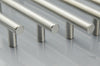 Door Kitchen Handles Cabinet Cupboard Drawer Handle Pull T Bar Uk Brushed Steel