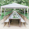 3x3M Outdoor Canopy Wedding Party Tent Heavy Duty Gazebo Tent Garden Pavilion UK