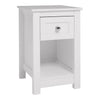 Wooden Nordic Sofa Side End Table Bedside Cabinet Nightstand with Drawer Shelf