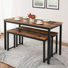 HOOBRO Dining Table Rectangular Kitchen Table 120 cm x 60 cm Dining Room