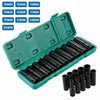 Impact Wrench Socket Set 10 Piece 1/2 Square Drive Metric 10 - 24mm Grade Tool K