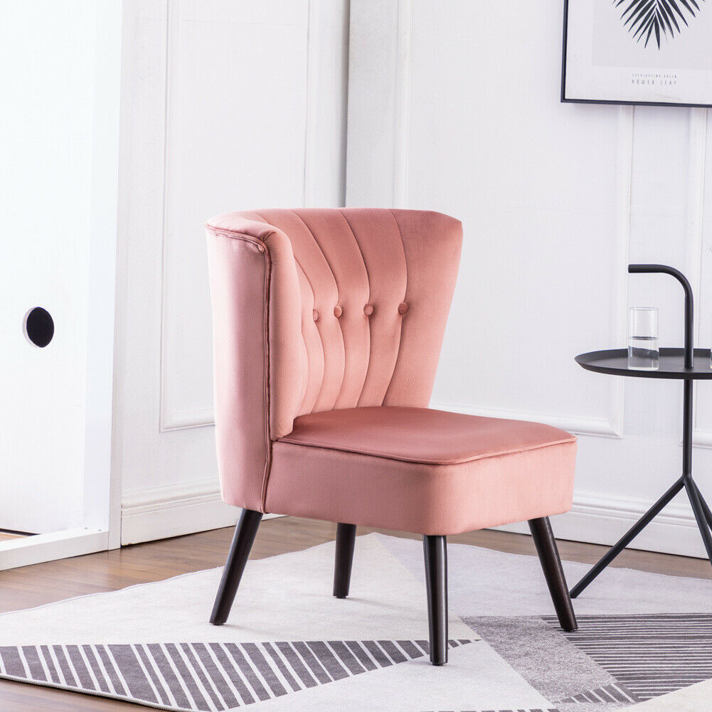 Scallop Shell Chair Scallop Shell Button Back Armchair Occasional Lounge Single Sofa Chair ...
