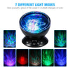 Calming Autism Sensory LED Light Projector Relax Ocean Night Music Projection UK