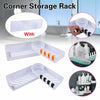 Bathroom Corner Storage Rack Holder Bath Shelf Organiser Basket Rotating Tripod