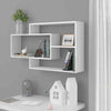 Floating Wall Mounted Bookshelf Hanging Storage Display Shelf Unit Multi Colours