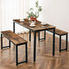 HOOBRO Dining Table Rectangular Kitchen Table 120 cm x 60 cm Dining Room