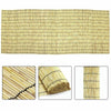 4M Slatted Bamboo Fence Screening Roll Natural Slat Panel Privacy Garden Penal