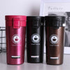 Insulated Travel Coffee Mug Cup Thermal Stainless Steel Flask Vacuum Thermos BK