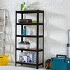 Neo Black 5 Tier Garage Shelving Racking Unit Storage Racks Steel Shelf