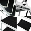 3 Step Ladder With Safety Handrail Foldable Safety Non Slip Matt Safe Heavy Duty