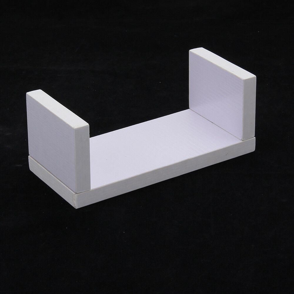 Set of 3 U Shape Floating Wall Shelves Storage Display Shelf Wooden Home Décor