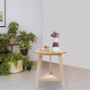 2 Tier Wooden Coffee Table Triangular Side Table End Table Home Living Room