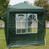 2X2m Pop-up Gazebo with Sides Outdoor Wedding Garden Tent Marquee Canopy Green