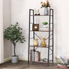 Industrial Modern Shelf Metal Framed Wooden Bookcase Bookshelf Display Storage