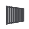 Anthracite Designer Radiator Vertical Horizontal Flat Panel Oval Column Rads