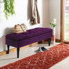 Velvet Storage Ottoman Window Seat Footstool Bench Trunk Pouffe Toys Box Bedroom