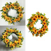 Artificial Sunflower Door Wreath Blossom Flower Garland Party Summer Hanging