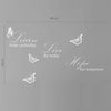 Walplus Wall Sticker Decal Wall Art Walplus Learn Live Hope Quote Decorations