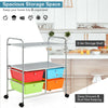 Drawers Storage Trolley 3 Tier Rolling Stationary Utility Cart W/Lockable Wheels