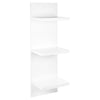 3 Tier Wooden Floating Panel Shelves Wall Mount Hanging Storage Display Unit MDF
