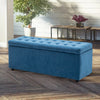 Velvet Ottoman Stool Chest Sturdy Book Toy Storage Box Window Seat Hallway Chair