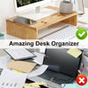 Bamboo Adjustable Portable Laptop Desk Lazy Table Stand Lap Sofa Bed PC Notebook