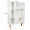 Modern Corner Bookshelf Cupboard Display Cabinet Bookcase Shelving Unit Home UK