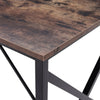 Vintage Industrial Style Metal Frame Wooden COmputer Desk Home Office PC Table