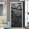 Door Stickers Simulation Home Decor Mural PVC Decal For Living Room 3D Geometric