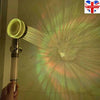 LED Hand Shower Head for Bath High Pressure Water Saving Filter Spa Rain UK