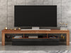 200cm RGB Moern Furniture TV Unit Cabinet Stand Doors LED Light With Drawer UK