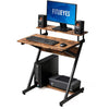 Small Computer Desk w/ Monitor Stand Printer Shelf PC Laptop Study Gaming Table
