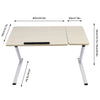 Adjustable Computer Desk Portable Laptop Study Table Trolley Home Sofa Bed Tray