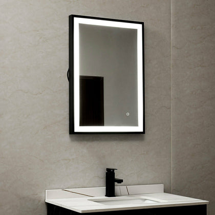 Bathroom Mirror With Lights Large Wall Mirror Lighted LED Illuminated Demister