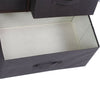 Bedroom Chest of Drawers Sideboard Unit Storage Cabinet w/ 5 Fabric Drawers ESE