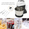 7 Speed Electric Food Stand Hand Mixer Bowl Cake Dough Hook Whisk Beater UK