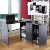 Dual-use Adjustable Large L-Shaped Computer Desk Laptop Workstation Flatwall