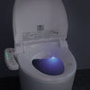 Electric Smart Bidet Toilet Seat Massage Heated Side-Panel Control LED Warm Dry