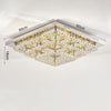 LED Ceiling Lamp Luxury Crystal Chandelier Remote Dimmable Living Room Kitchen