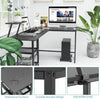 L-Shaped Computer Corner Desk PC Table Workstation Home Office Study Furniture